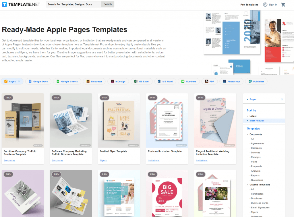 Apple Pages Templates Download Ready Made Template net
