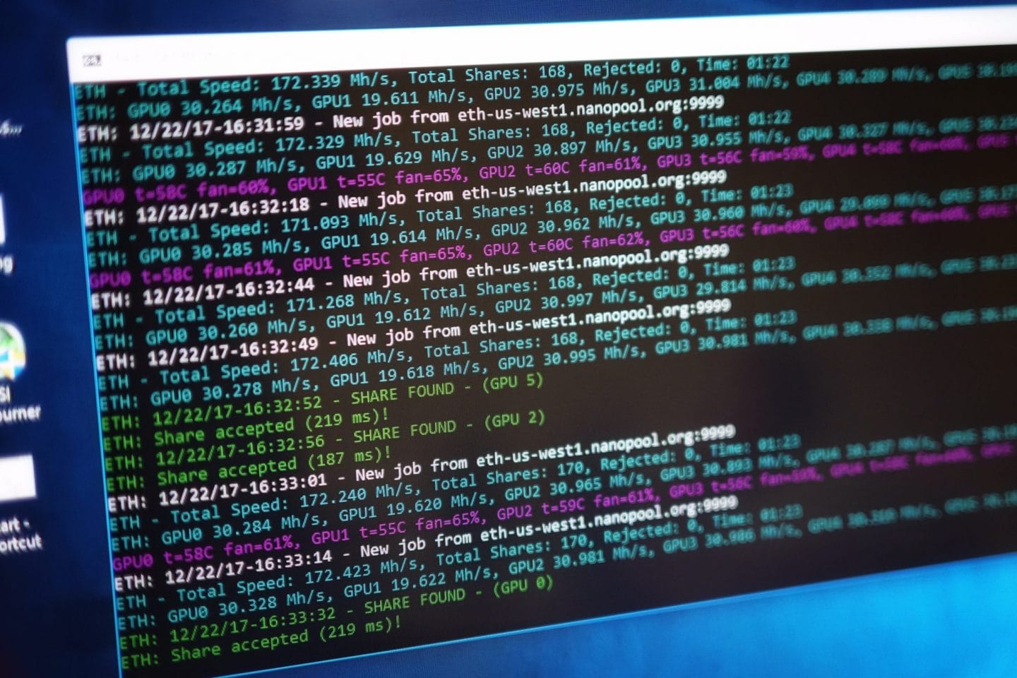 AMD Radeon RX 580 6 GPU Ethereum Mining Computer