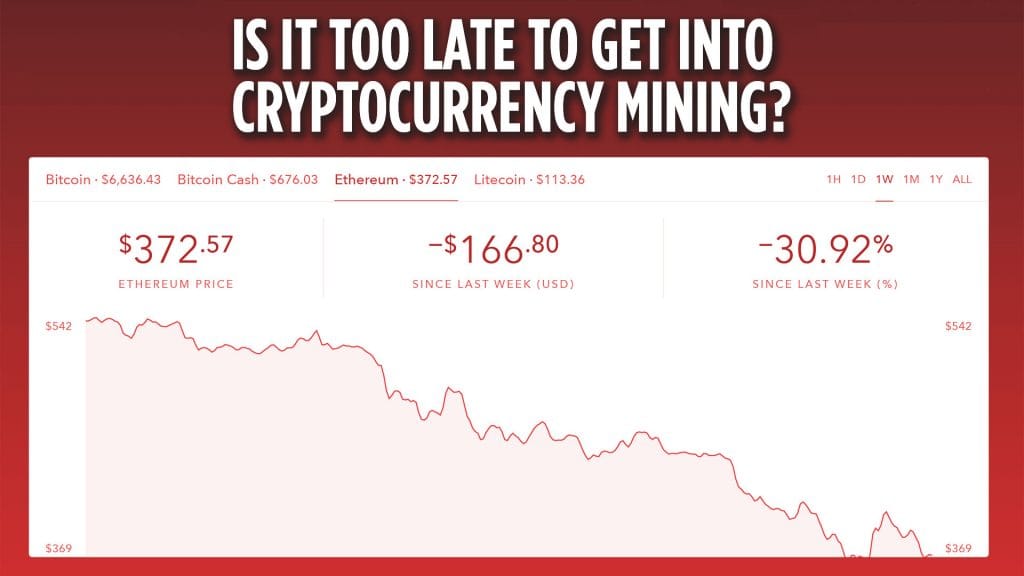 Is it too late to get into Cryptocurrency Mining?