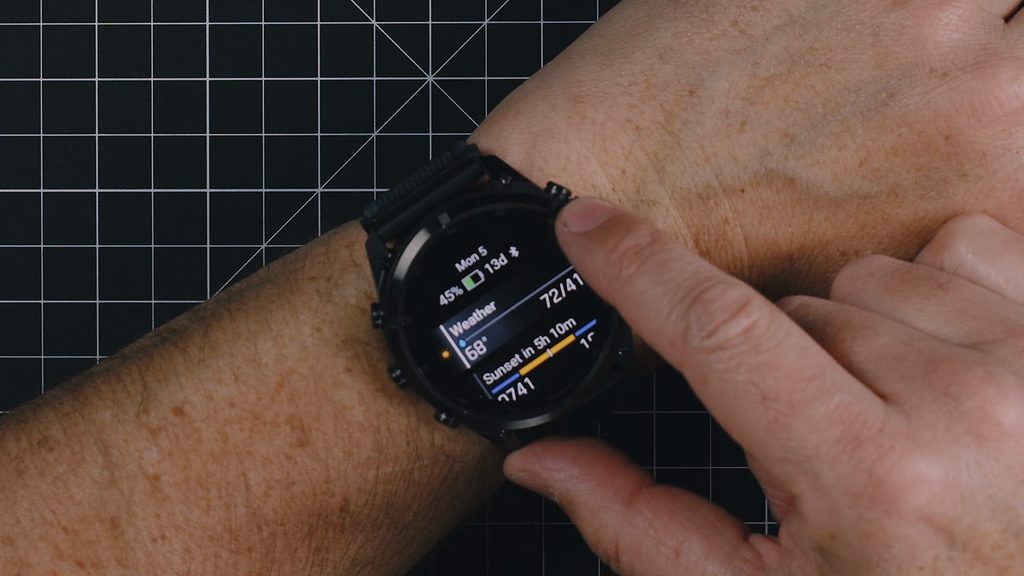 Fenix 9 Pro at 45% with 13 days of battery left