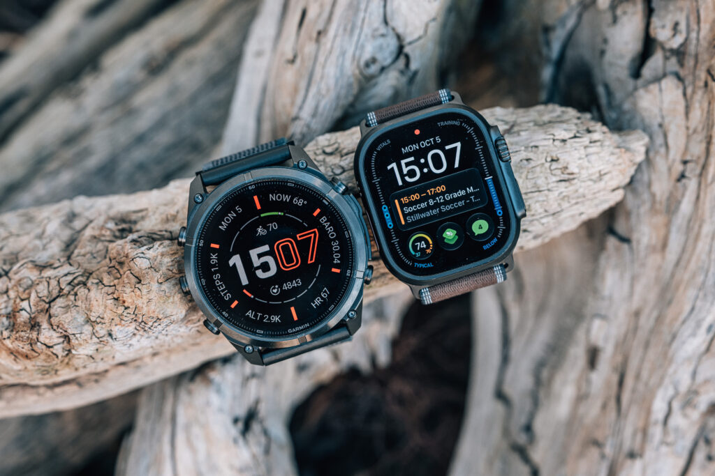 Garmin Finex 9 Pro vs Apple Watch Ultra 4